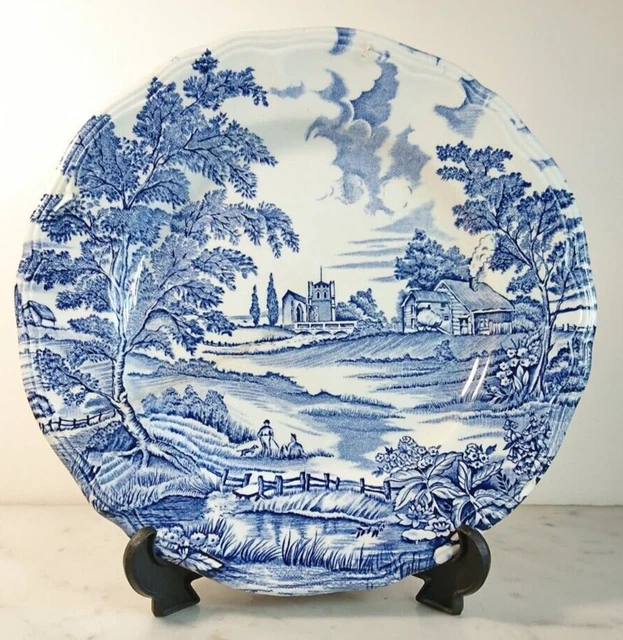 Assiette de Collection English Style en Céramique Décor Campagnard 5