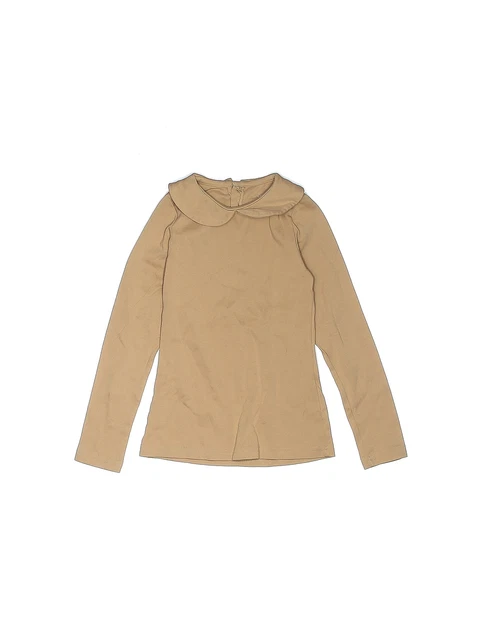 Leveret Girls Brown Long Sleeve Top 6