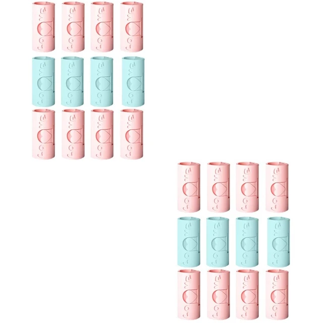 24 Pcs Porte-feuille Abdos Clips De Sac Rangement Poignée Fixe Couette
