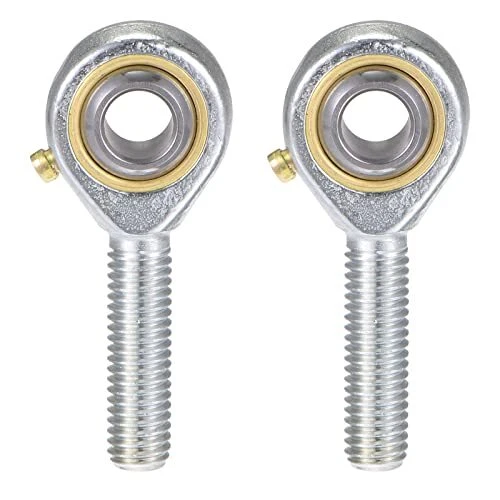 2pcs POS8 Spherical Rod End Bearing 8mm Bore Self-Lubricated Joint Bearing M8...