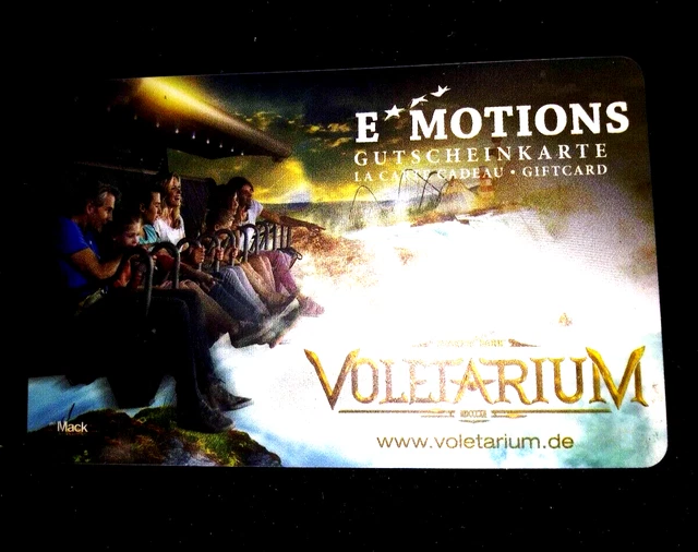 Europa Park Emotions Card Guthaben Abfragen EUROPA PARK RUST EMOTIONS Gutscheinkarte LA CARTE CADEAU GIFTCARD
