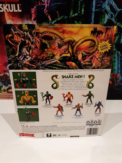 King Hiss Masters of the Universe Origins US Card OVP 2