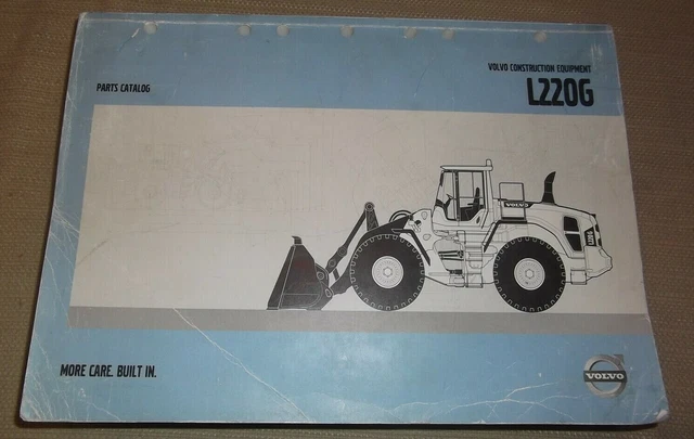 VOLVO L220G WHEEL Loader Parts Manual Book Catalog £109.52 - PicClick UK