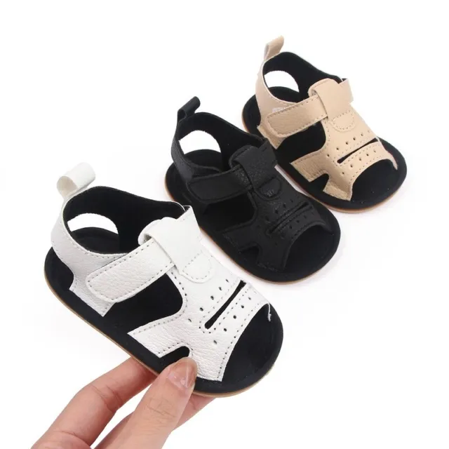 Baby Girls Boys Toddlers Prewalker Newborn Pram Shoes Soft Casual Sandals Summer