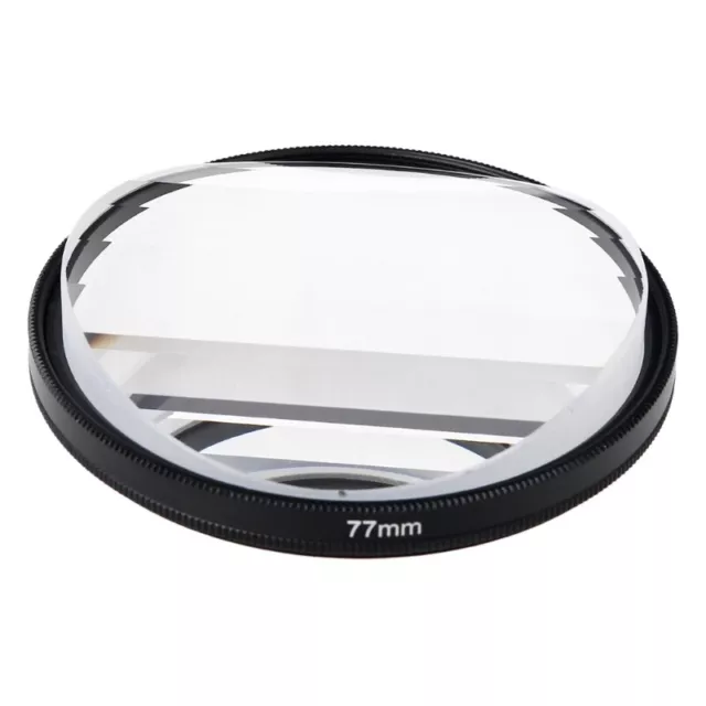 77mm Linear Prism Filter Kaleidoscope Prism Variable Number of Objects