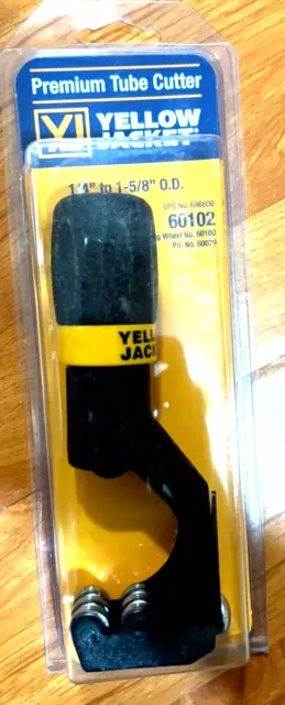 Yellow Jacket, Premium Tube Cutter  1/4" to 1-5/8 O.D. Ritchie Engineering 60102