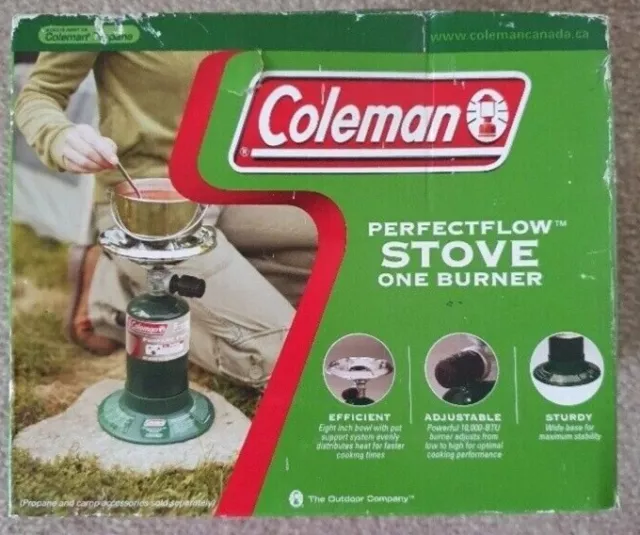 Coleman Perfect-flow One Burner Propane Stove NEW