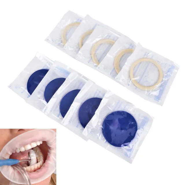 5pcs Soft Lip Dental Sterile Rubber Dam Cheek Retractor Mouth Opener JDUK 2