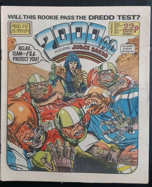 2000AD Prog 370 Judge Dredd Comic Book Issue Very Good to Excellent Condition ()