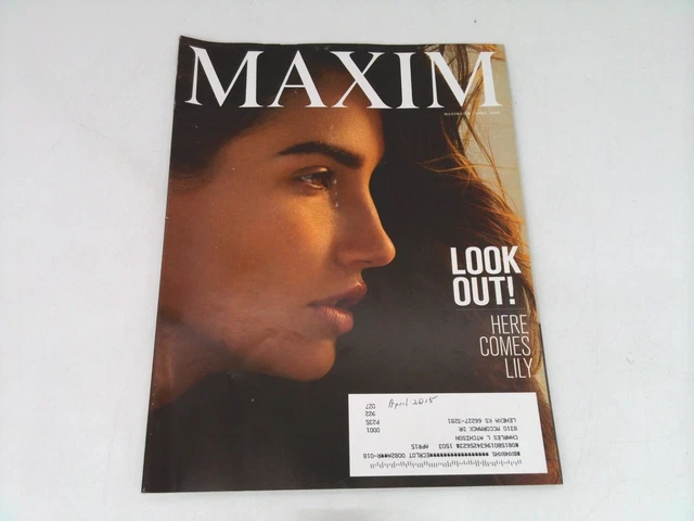 MAXIM 202 - 2015, April - Model Lily Aldridge, MK-677, Marketing