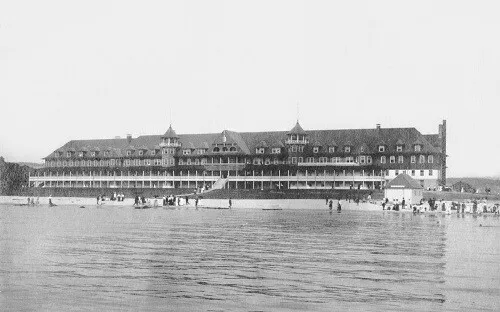 Royal Frontenac Hotel Frankfort Michigan MI Reprint Postcard