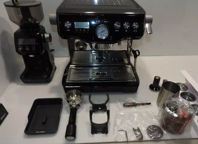 Breville Dynamic Duo Machine and Grinder Package