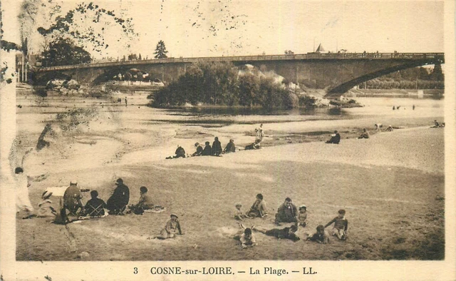 58 COSNE SUR LOIRE la plage