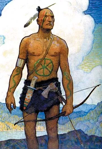 The Last of the Mohicans by N.C. Wyeth - Art Print