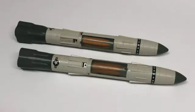 original 1988 GI JOE Rolling Thunder 14" Rockets with Covers and 11 Missiles original 1988 GI JOE Rolling Thunder 14" Rockets with Covers and 11 Missiles