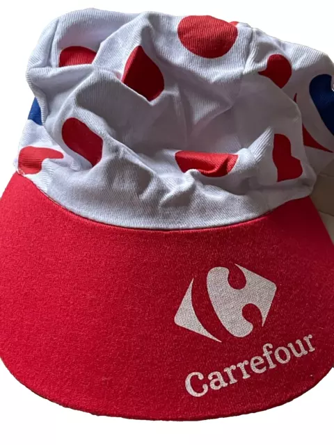 Tour de France Berrettino Ufficiale Maglia A Pois/Official Red Pois Cap