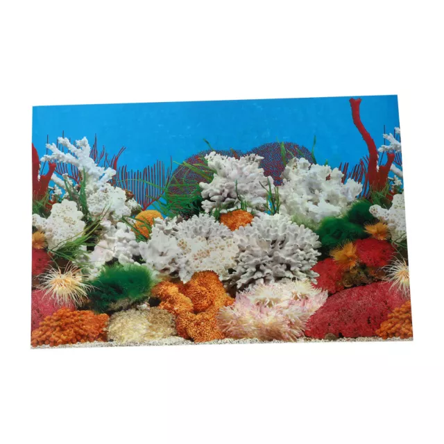 FISH TANK STICKERS Glass Picture Bling DIY Aquarium Background Paper £8.68  - PicClick UK