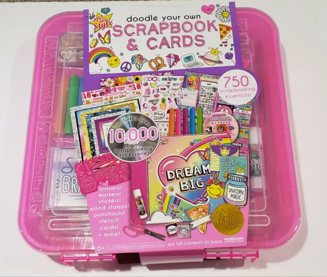 Create Your Own Scrapbook Kit Arts & Craft Kids Scrap book Kit Art
