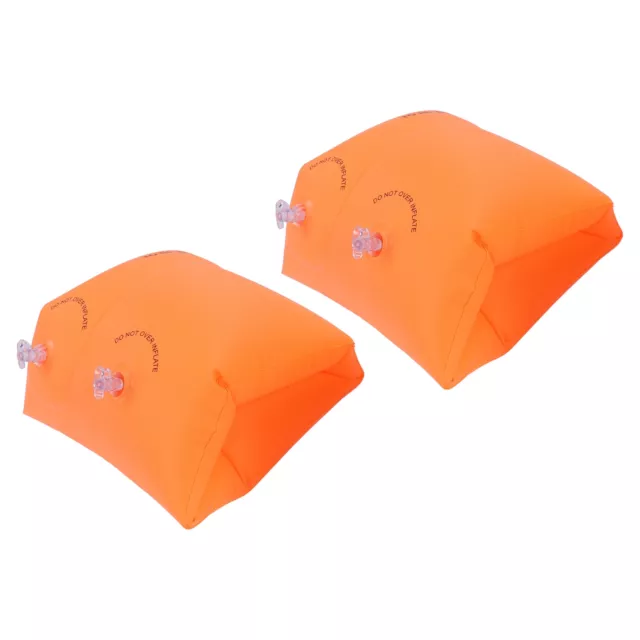 (Orange)Swimming Armband Arm Floating Adult Children Swimming Water