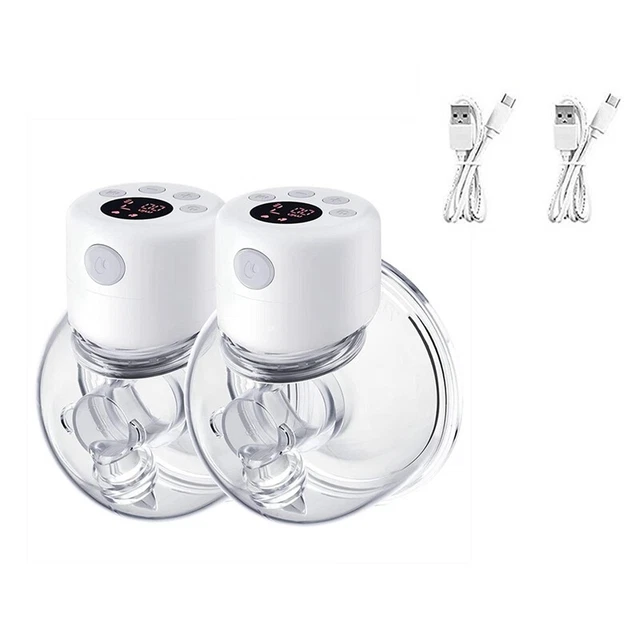 2 Pack Electric Breast Pump,Wearable Breast Pump,S12 Hands Breast Pump,2 Mo O5A6