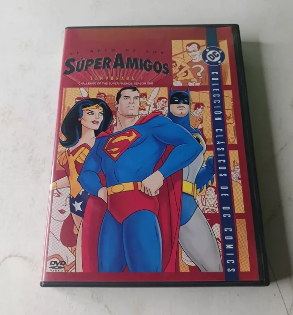 El Reto de Los Superamigos Temporada 1 DVD 2004 3 Discos Set SuperFriends Español