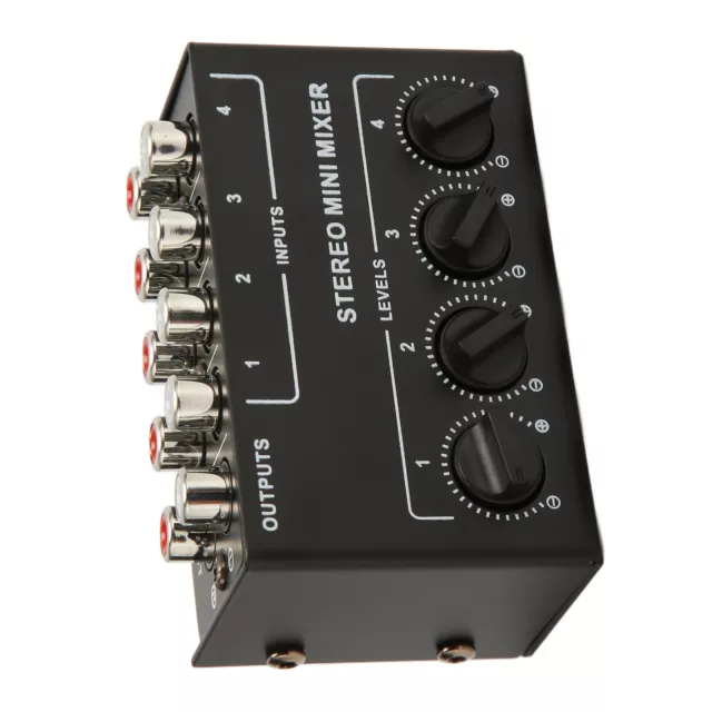 Passive Mixer 4 Channel Line Mixer Mini Sound Mixer Stereo Line Mixer For Tu AUS