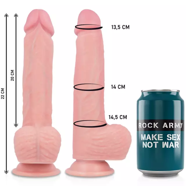 Rockarmy Hawk Rotator Et Vibromasseur 22 Cm Sextoy Dildo Femme Homme Anal Vagin 2