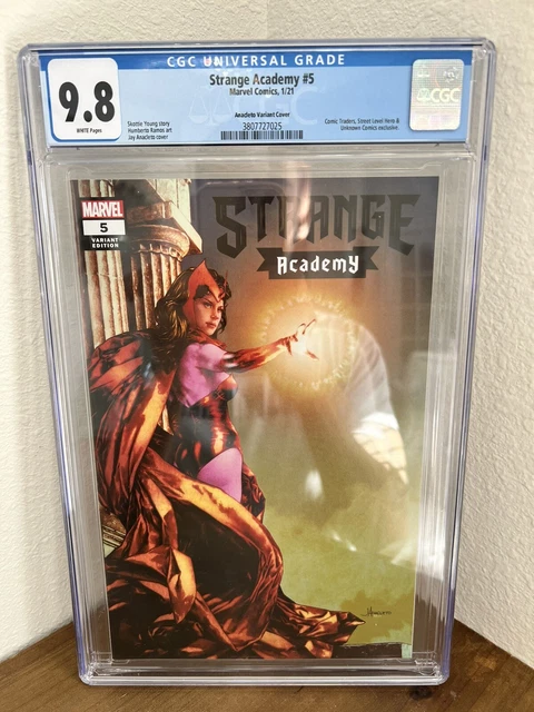 Strange Academy #5 Anacleto Variant CGC 9.8 Scarlet Witch Marvel Comic 2021