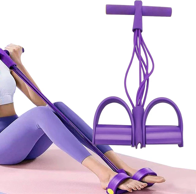 thumbnail image 2 of 21 Fitness Resistance Bands-6 Tube Pedal Ankle Puller 2025 Upgrade Stretch Bands Exercise Sit Exercise Equipment Ab Training Auxiliary Device Workout 2 of 12