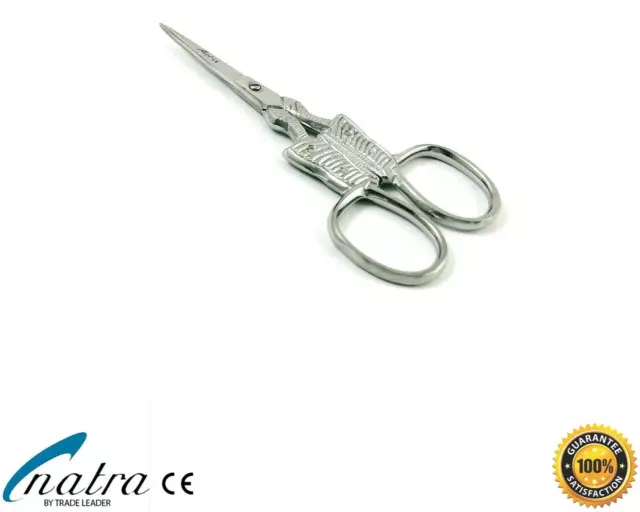 Stickschere 9,5 cm Fadenschere Nähenschere Handarbeitschere Schere NATRA