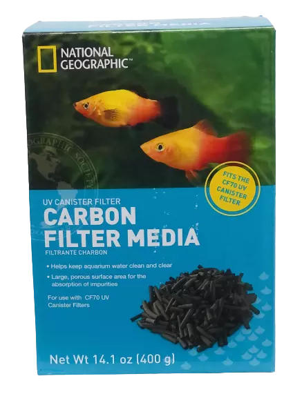 Carbon for Aquarium Fish Filter up to 70 gls.  400g/bag. Aquarium Carbon