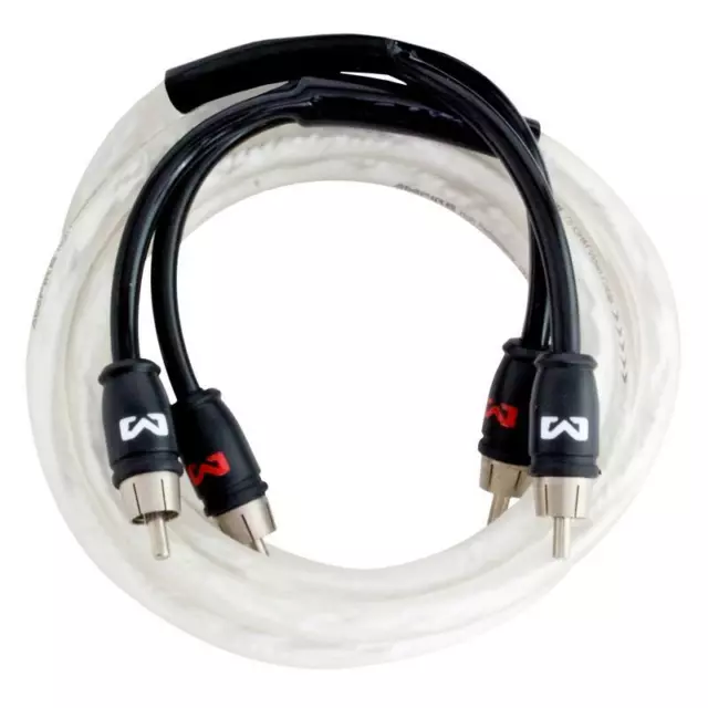 Ampire XA050 2-Kanal Cable Rca Câble Audio 50cm, 2-Kanal Rca 0,5 Mètres X-Link