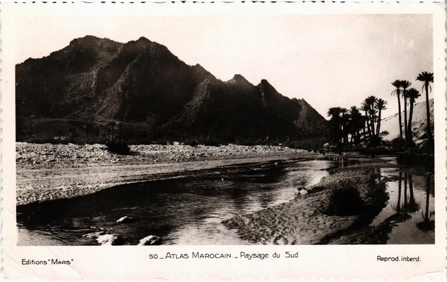 CPA AK MAROC ATLAS Marocain - Paysage du Sud (92924)