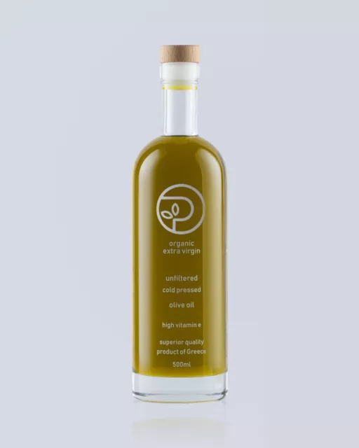 Organic Extra Virgin Olive Oil - Early harvest - Unfiltered - Cold pressed