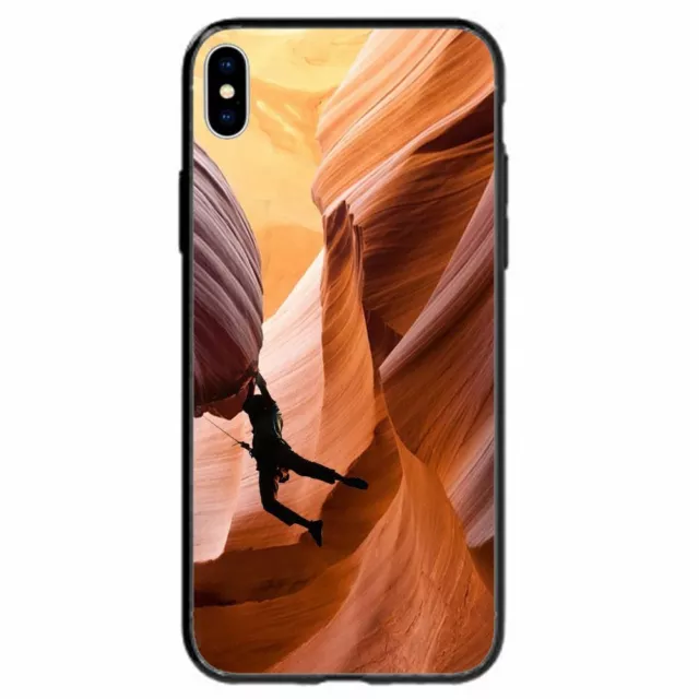 For Samsung Galaxy Note Series Phone Back Case - Canyon Sand Rock Climb BC07