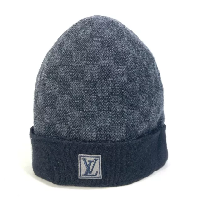 LOUIS VUITTON MEN'S Petit Damier Hat Beanie £75.00 - PicClick UK
