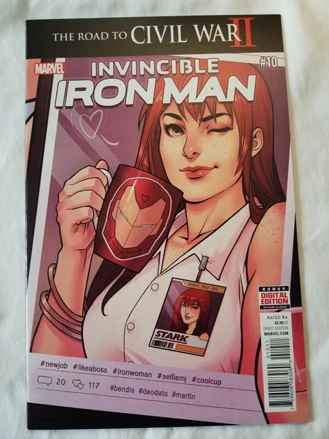 Invincible Iron Man #10 (2016) Marvel - NM, 2nd App Riri Williams