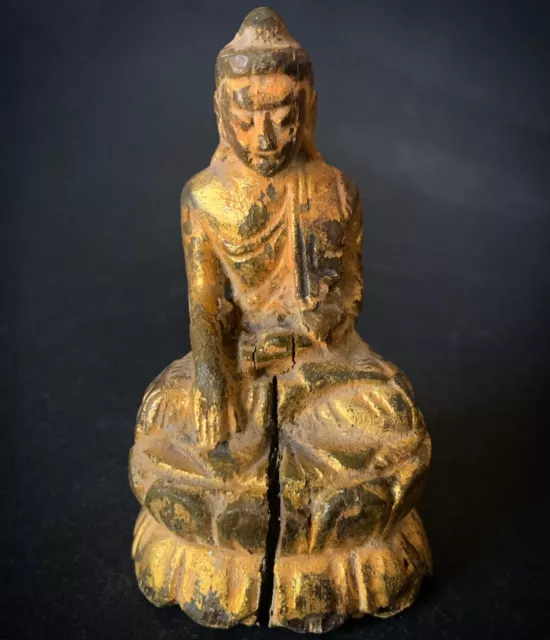 Buddha 佛 Myanmar Thailand Laos Holz Burma China Asia