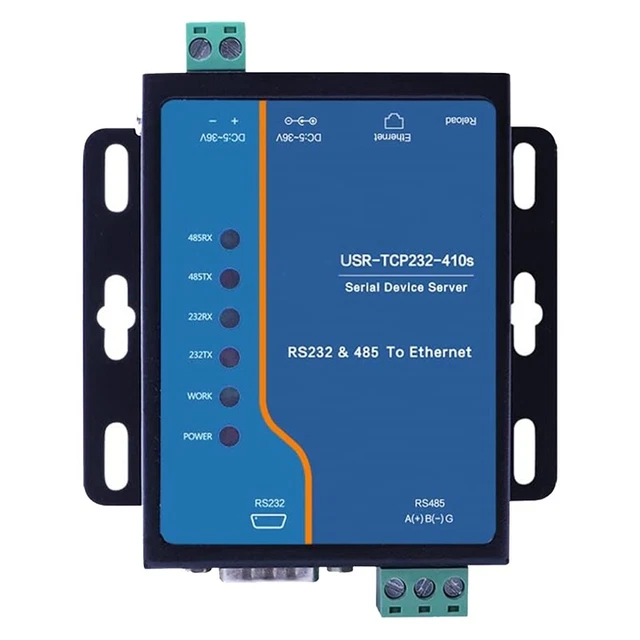 Hub RS485 Industriel Isolé 1 Vers 2 Ports - Extension, Relais, Isolation Optique - 300-460800bps