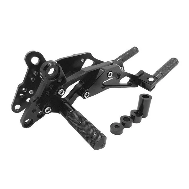 1Pair CNC Aluminium Alloy Foot Stand Motorcycle ATV Foot Peg Front Rear Bracket