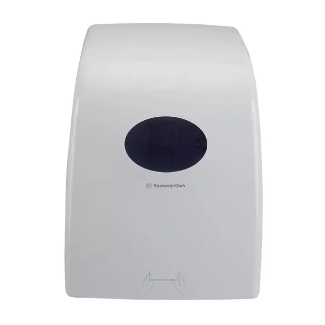 Aquarius Scott Max Rolled Hand Towel Dispenser White Kimberly Clark 6989 010 E5K