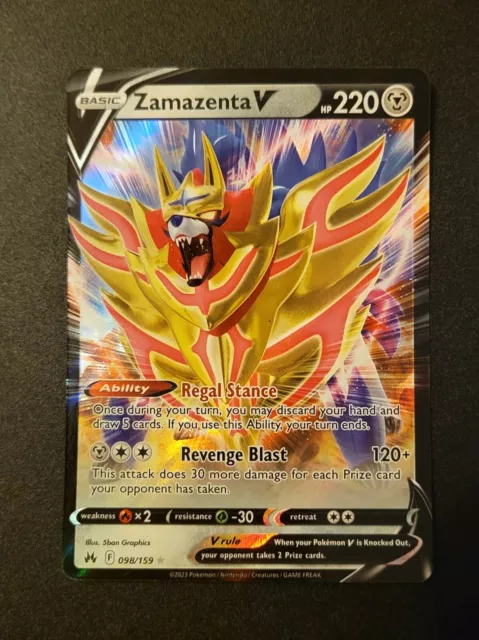 Pokemon Card Shiny Zamazenta V 030/028 Shiny Zacian V 029/028 Set Japanese  NM