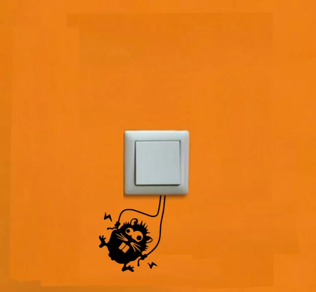 PEGATINA - STICKER - Llave de Luz - Light switch - VINILO - FUNNY - VINYL