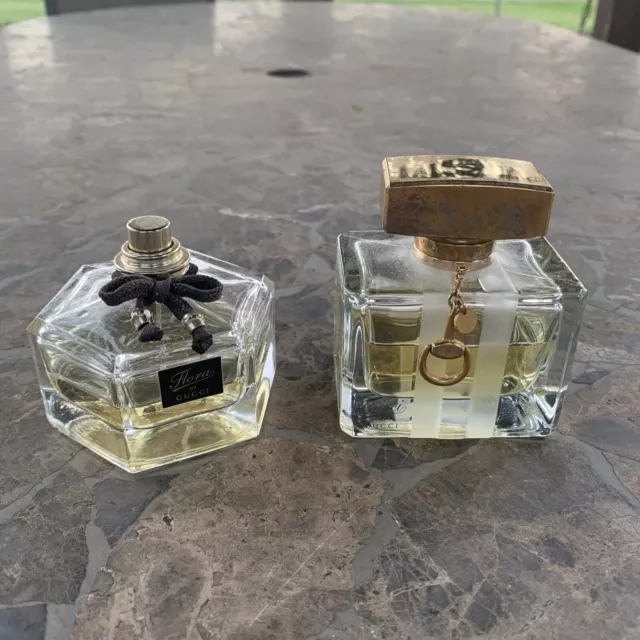 Lot Of 2 Gucci By Gucci Flora By Gucci For Women Perfume SPRAY 75 ML / 2.5 Oz