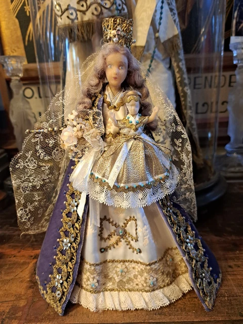 Poupée Ancienne En Cire – Jésus – Belle Pièce De Collection – Occasion