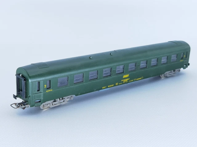 Voiture Voyageurs MAV Fuggerth LE3176 - 2ème Classe, Vert, échelle Ho, Occasion