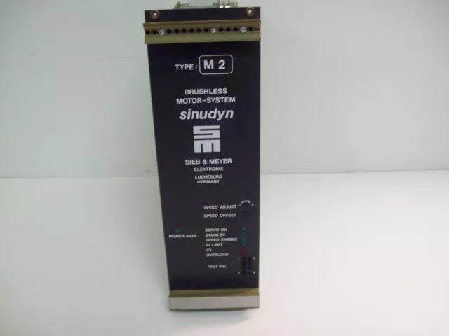 Sieb Meyer Sinudyn 26.44.18 Servo Controller Brushless Motor Systm Free Shipping