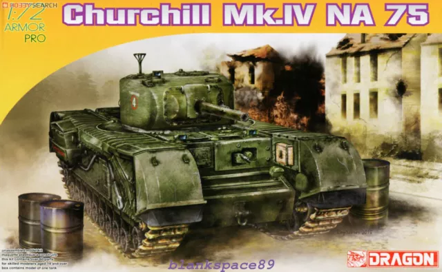 DRAGON 7507 1/72 Churchill Mk.IV NA75 model kit