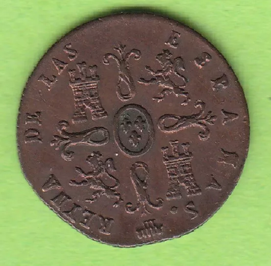 Münze Maravedi Spanien 2 Maravedis 1847 Segovia besser als sehr schön nswleipzig