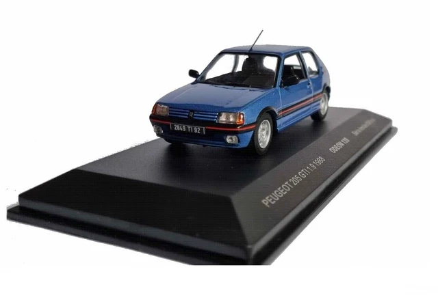 Miniature Peugeot 205 GTI 1.9 Bleu Métallisé 1/43 ODEON 139 ODEON OD139